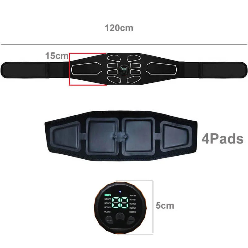 120cm Abdominal Waist Belt Massager