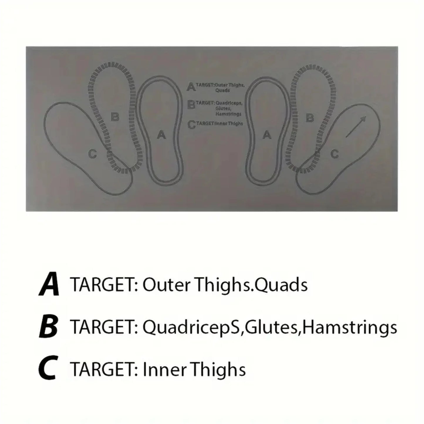 Squat Step Position Guide Mat