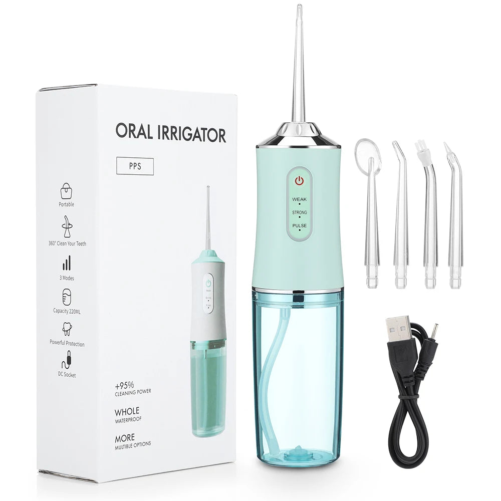 Portable Dental Water Flosser | Cordless Oral Irrigator