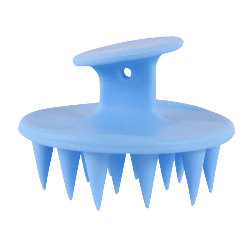 Brosse à cheveux en silicone pour shampoing