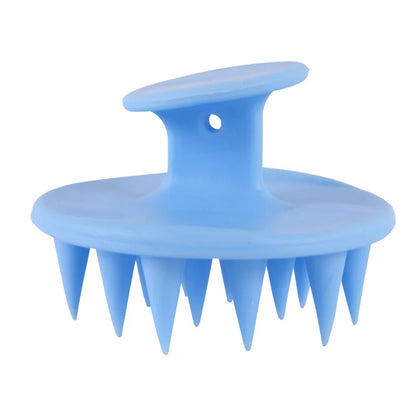 Brosse à cheveux en silicone pour shampoing