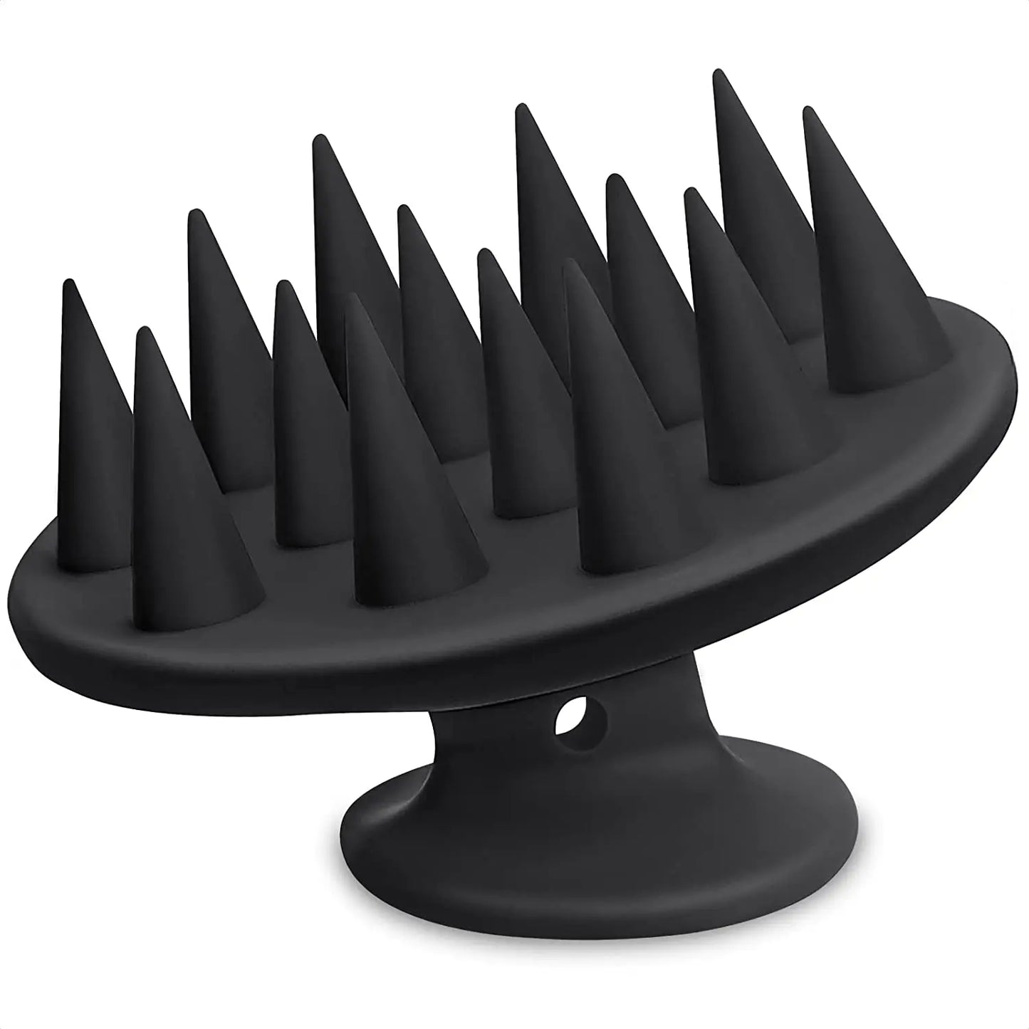 Brosse à cheveux en silicone pour shampoing